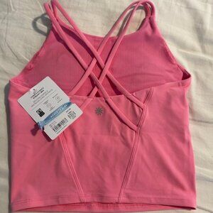 NWT Athleta Girl Long Distance Strappy Built-in Bra Tank, XL(14)